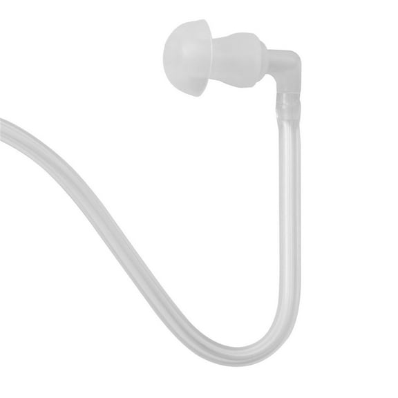 Acoustic Tube Earpiece, Premium Material 2pin Earpiece Wear Resistant Exquisite Workmanship for 2 Way Radio Wakie Talkie