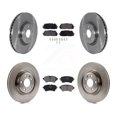 thumbnail image 1 of Transit Auto Front Rear Disc Brake Rotors and Semi-Metallic Pads Kit for Car Audi S5 Sportback S4 K8F-103505, 1 of 11