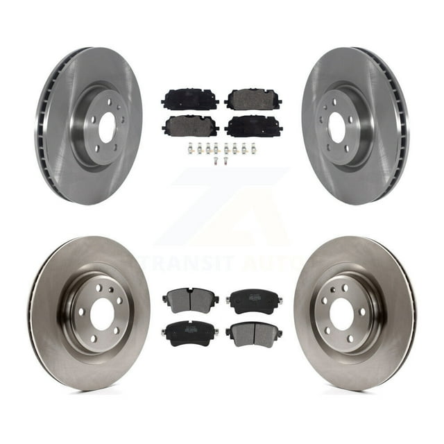 Transit Auto Front Rear Disc Brake Rotors and Semi-Metallic Pads Kit for Car Audi S5 Sportback S4 K8F-103505