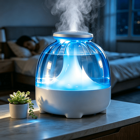 Ultra-Quiet USB Large Mist Humidifier, High-Capacity Portable Desktop Atomizer, Dual Spray, 12H Runtime, Sleek Modern Design, Quiet for Bedroom & Office, Great Home Decor & Christmas Gift