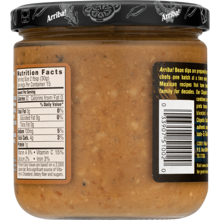 Arriba! Bean Dip Chipotle Pinto Medium
