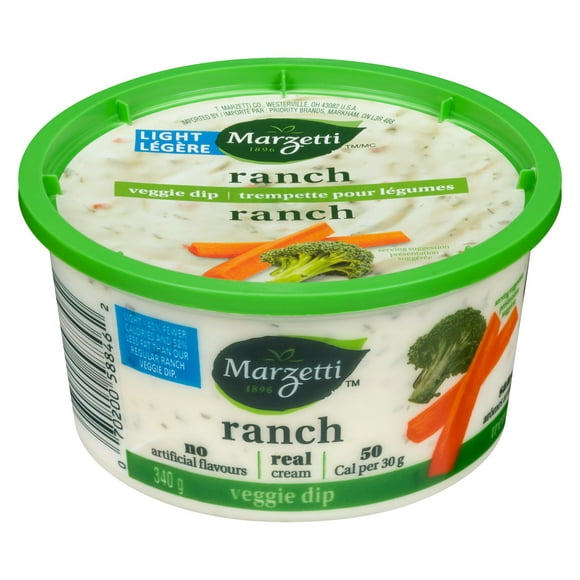 Marzetti Trempette pour Légumes Ranch Légère 340 g