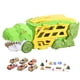 thumbnail image 2 of Camión transportador de dinosaurios, camión devorador de dinosaurios, novedad divertida, comer con 6 autos, 2 of 9