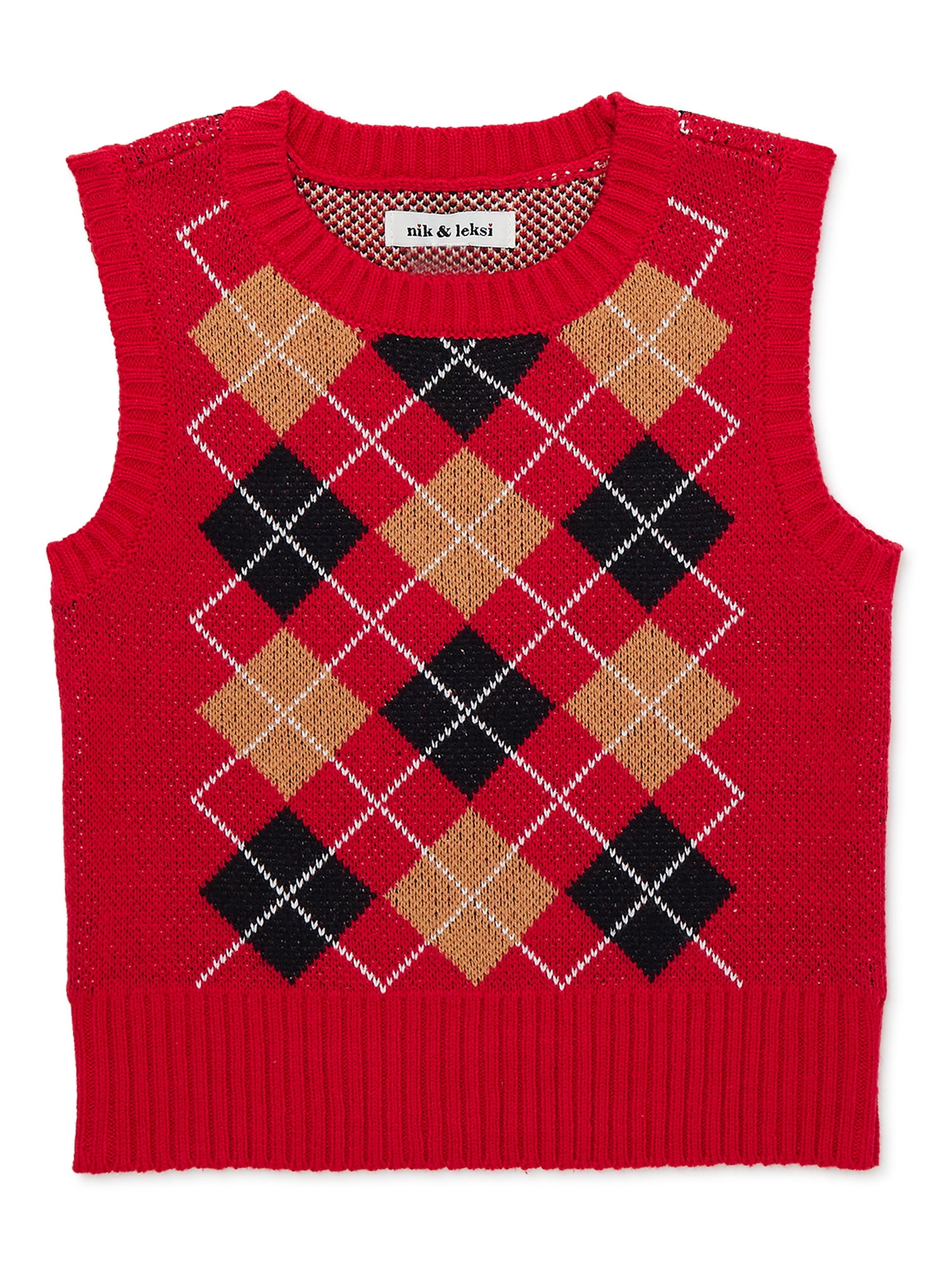 Nik and Leksi Girls Sweater Vest, Sizes 4-16 - Walmart.com