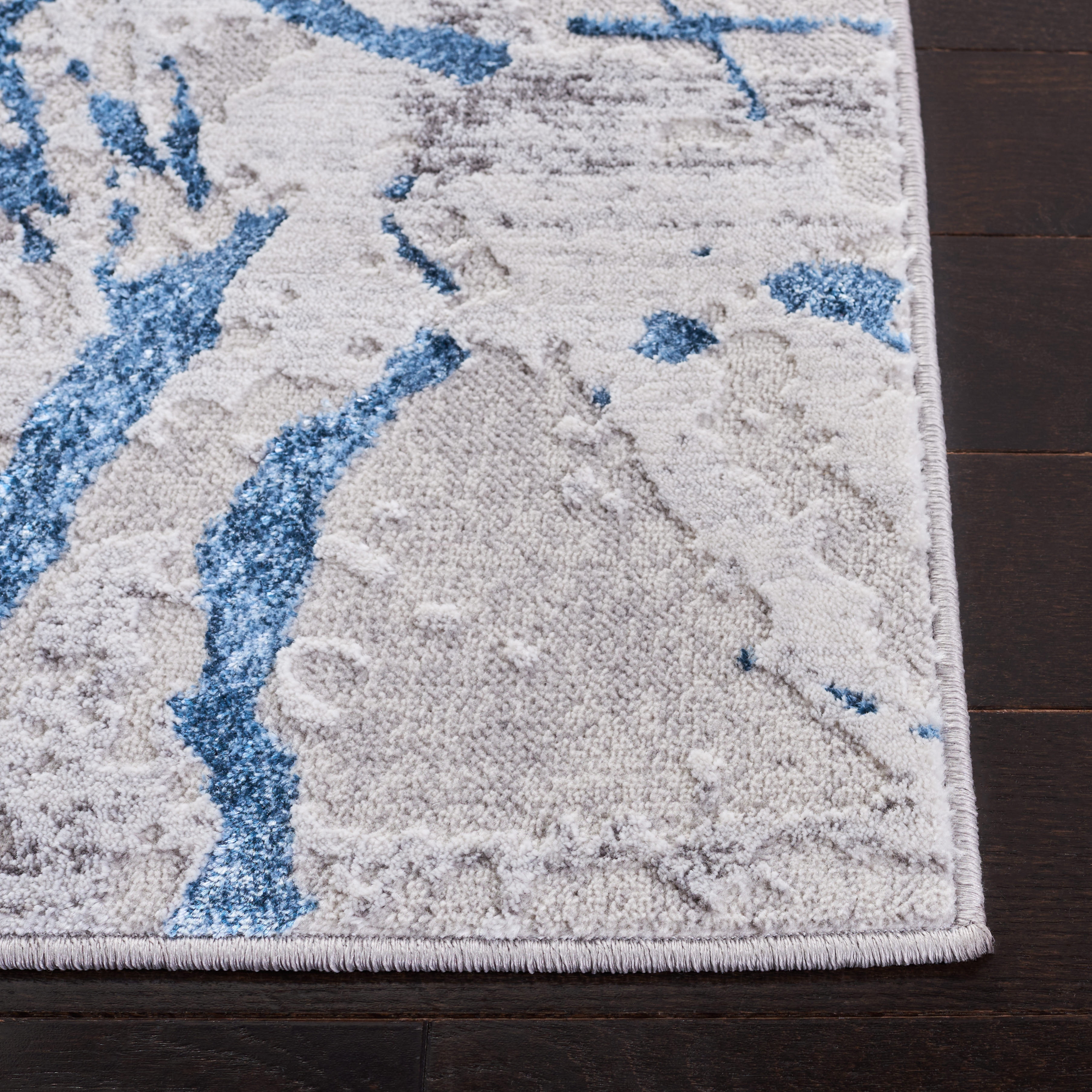 SAFAVIEH Amelia Pemala Abstract Area Rug, Gray/Blue, 9' x 12'