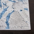 thumbnail image 5 of SAFAVIEH Amelia Pemala Abstract Area Rug, Gray/Blue, 6'7" x 6'7" Square, 5 of 12