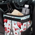 thumbnail image 6 of Eiffel Tower Foldable Car Garbage Can with Lid, Leak-Proof, Hanging Storage Bag - Trash Can for Car, Mini Trash Can, 6 of 6