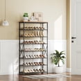 thumbnail image 2 of Shoe Rack HOOBRO Organizador de almacenamiento de zapatos de 8 niveles para 24 a 26 pares, 2 of 9