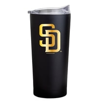 San Diego Padres Black Foil 20oz. Powder Coat Tumbler