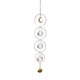 thumbnail image 3 of Moon Sun Ball Crystal Hanging Metal Pendant Garden Decor (19) Likrtyny Oficina Multiescena Multifunción, 3 of 7