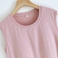 thumbnail image 6 of Plebaso Women's Summer Tank Tops Casual Sleeveless Shirt Soft Sleep Tops with Built-In Bra Pads, 6 of 7