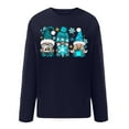 thumbnail image 5 of Aloohaidyvio Christmas Tops,Women Christmas Sweatshirt Round-Neck Long Sleeve Loosen Single Tops Pullover Blouse, 5 of 5