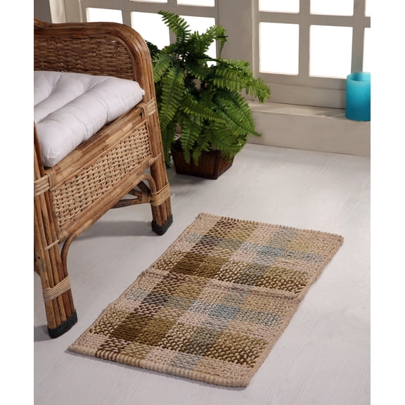 Chesapeake Carson Blue/Green Accent Rug (20"x34")