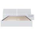 thumbnail image 2 of Nexera Oslo Ensemble de Chambre à Coucher 3 Pcs à Double Rangement, Blanc, Grand Lit, 2 of 6