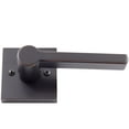 thumbnail image 2 of Vienna Door Lever with Square Rosette, Dummy (Non-Turning) Latch, Vintage Bronze by Stone Harbor Hardware, 2 of 4