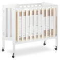 Dream On Me 3 in 1 Portable Folding Stationary Side Crib in White ...