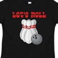 thumbnail image 4 of Inktastic Let's Roll Bowling Boys or Girls Toddler T-Shirt, 4 of 5