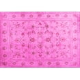 thumbnail image 1 of Ahgly Company Indoor Rectangle Abstract Pink Contemporary Area Rugs, 8' x 12', 1 of 4