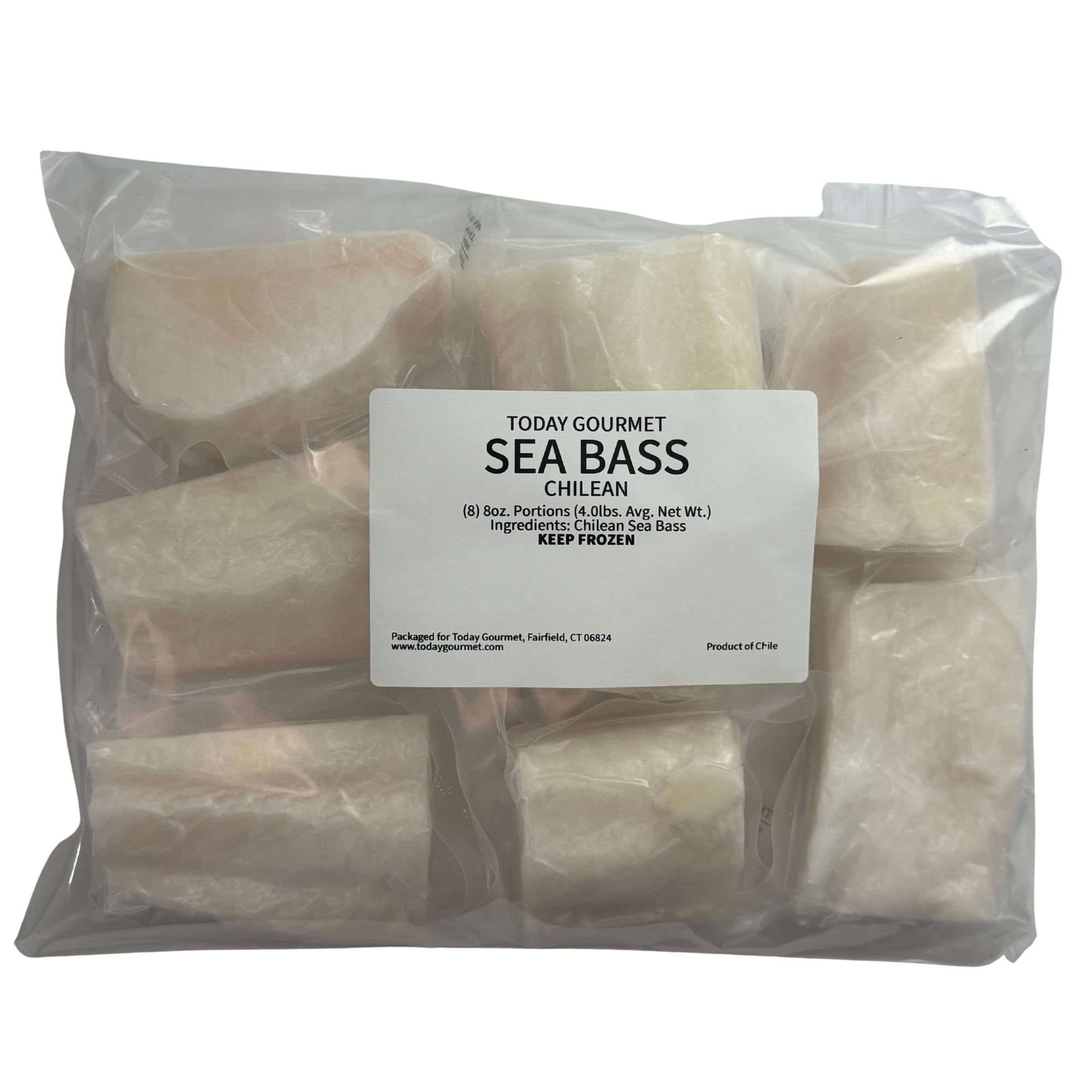 Today Gourmet Chilean Sea Bass (8) 8oz. Portions