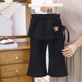 thumbnail image 4 of 9-10 Years Child Cargo Pants for Girls Y2K Clothing High Waisted Travel Streetwear Casual Pants with Pockets, 4 of 5