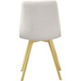 thumbnail image 2 of Meridian Furniture Annie Cream Velvet Dining Chair (Set of 2), 2 of 5