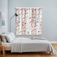 thumbnail image 3 of Orange Grey Botanical Kitchen Curtains Window Panels, Spring Floral Summer Farmhouse Insulated Window Treatment Curtain, Grommet Curtains for Bedroom/Living Room/Bathroom, 2 Piece 52"Wx84"L, 3 of 8