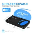 thumbnail image 4 of OREI 4K HDMI Extender Balun -HDBaseT UltraHD 4K @60Hz 4:4:4 over Single CAT5e/6/7 Cable with HDR ARC  (UHD-EXB132AR-K), 4 of 9