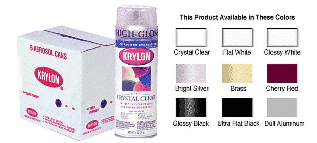 KRYLON KP1301 Crystal Clear Spray Paint