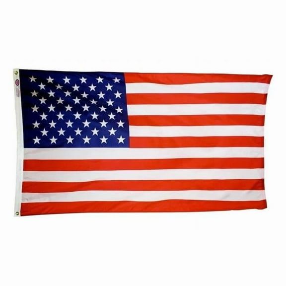 Annin Flagmakers  3 ft. X 5 ft. Sun- Glo U.S. Flag- Fully Dyed