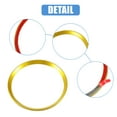 thumbnail image 3 of 4pcs Car Wheel Rim Center Cap Hub Rings Cover Replacement for Mazda 3 CX-30 Gold Tone, 3 of 6