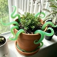 thumbnail image 5 of YuanGuangQ Octopus Tentacle Plant Pot Decor Set, Resin Sea Creature Limb Embellishments for Potted Greenery, Decor Accents for Flower Pot Tabletop Home Scene Layout Decoration, 5 of 6