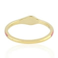thumbnail image 3 of KIRAN FINE JEWEL Bezel Pear CZ Diamond Band Ring Yellow Gold Plated 925 Silver Wedding Women Gemstone Enamel Statement Jewelry Gift For Her, 3 of 5