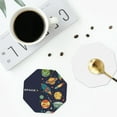 thumbnail image 5 of Disketp Space Funny Coasters,4 Pcs Leather Coasters With Holder, Perfect Housewarming Hostess Gifts,Protect Furniture From Water Marks Scratch, 5 of 9