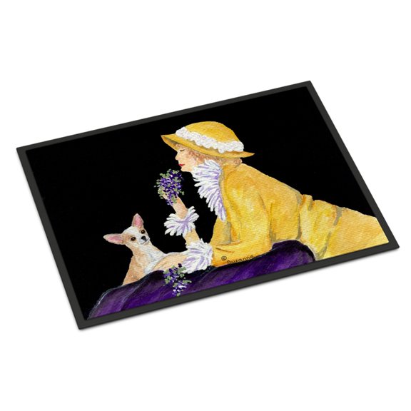 Carolines Treasures SS8632MAT Chihuahua Doormat 18x27 27"L x 18"W multicolor