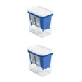 thumbnail image 4 of Bewildely Separador de suero de leche casero fácil y rápido azul colador de malla fina diseño de colador de yogur japonés de alta con tapa Azul 2Conjunto, 4 of 6