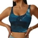 thumbnail image 1 of Fotbe Lonely Night Wolf Sujetador Deportivo Largo sin Aros para Mujer con Almohadillas y Soporte Medio, Transpirable y Absorbente, Camiseta Tipo Chaleco o Tank Top-Small, 1 of 8