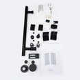 thumbnail image 6 of 60" W 76" H (8mm) Modern Frameless Shower Door in Stainless Steel, Tempered Glass Shower Doors with Seal Strip Parts and Handle, Easy Sliding Showe Door, Easy to Clean, 6 of 9