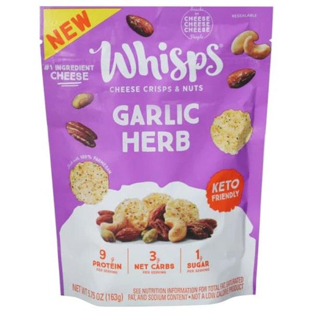 (Price/Case)Whisps Crisps Chs Nuts Gar Herb Case of 65.75 OZ