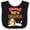 Black and White, variant on Inktastic Beagle Dog Lover Boys or Girls Baby Bib