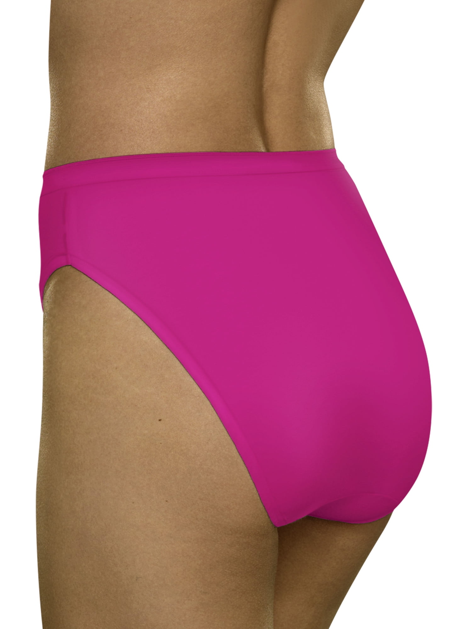Women's Assorted Cotton Hi-Cut Panties, 6 Pack
