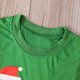 thumbnail image 3 of Conjunto de 2 piezas de camiseta y pantalones de manga larga para bebés y niñas de Navidad, ropa para niños y bebés, traje de Papá Noel, 3 of 5
