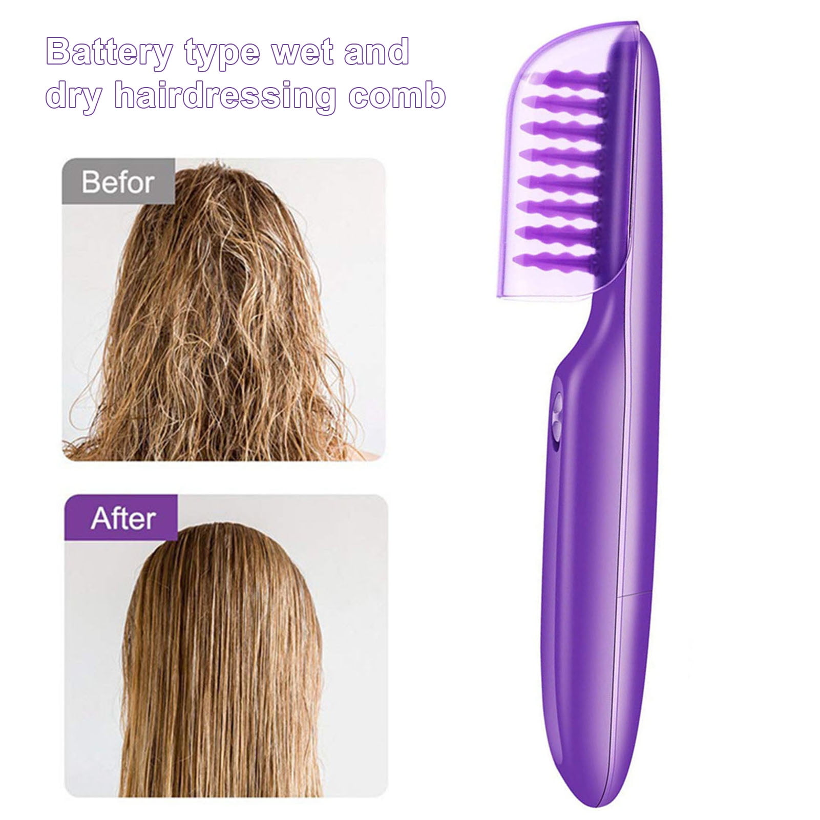 Bcloud Electric Detangling Brush Gentle Highdensity Beauty Accessory