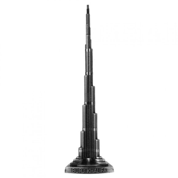 Oubit Tour Miniature de Dubaï, Modèle de Tour Burj Khalifa Modèle de Tour en Alliage Modèle de Tour de Dubaï Fortement Recommandé