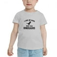 thumbnail image 2 of I Love My Nana More Than Dinosaurs Cute Toddler Tshirts for Boys Girls (Gray, Youth S), 2 of 5