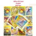 thumbnail image 5 of Gold Pikachu Cards Box Gold Silver Spanish/English/French/German Card Charizard Vmax Gx Game Battle Collection Card Gift, 5 of 5