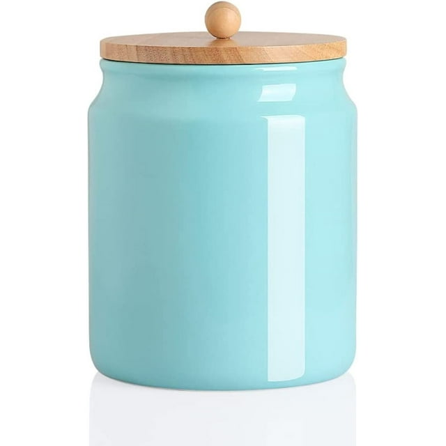 SWEEJAR Ceramic Kitchen Canisters, 58 FLOZ Porcelain Food Storage Jar