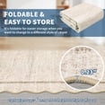 thumbnail image 6 of Scalloped Edge Area Rug – Non-Slip, Machine Washable Low Pile Indoor Carpet, Modern Farmhouse Floor Mat for Living Room, Bedroom, Nursery, Dining Room, Office, 6 of 10