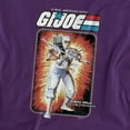 thumbnail image 2 of G.I. Joe Storm Shadow Card Unisex Adult T-Shirt, Purple, Small, 2 of 6
