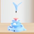 thumbnail image 1 of Cat Turntable Ball Toy, Interactive Cat Turntable Ball Toy with Feather Stick 3 Balls Relieve Boredom Exercise Play Anxiety Durable Material Multifunctional Cat Turntable Ball Toy, 1 of 7