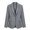 Gray, variant on Women Button Blazer Jackets Lapel Long Sleeve Solid Color Coats Straight Fit Business Casual Office Suit Coat with Pockets (Yellow,S)
